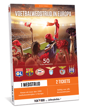 Wonderbox - Voetbalwedstrijd in Europa